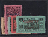 French Colonies and French Area - Alaouites #J6-10 Mint\LH/NH F - VF